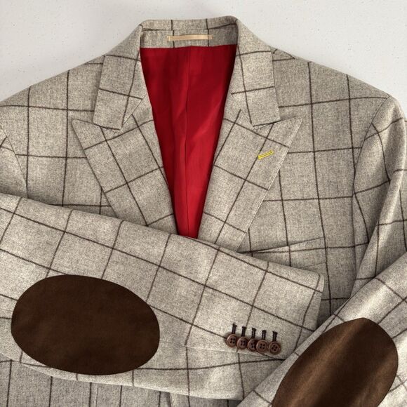 STUNNING Vitale Barberis Canonico 44 Blazer Wool Custom for Alec Ogletree READ - Picture 14 of 16